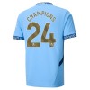 Maillot de Supporter Manchester City Champions 24 Domicile 2024-25 Pour Homme